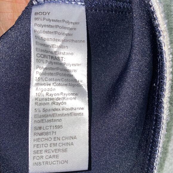 Lucca Anthropologie Pullover Sweatshirt sweater navy blue with grey trim XS - Picture 5 of 9